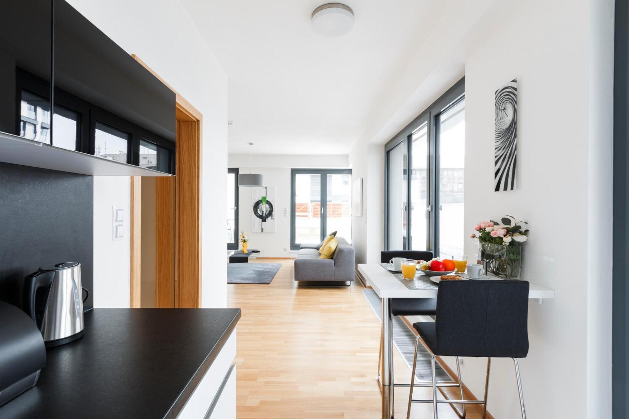 Prague Days - Luxurious Apartments In Trendy Zizkov Praga Quarto foto