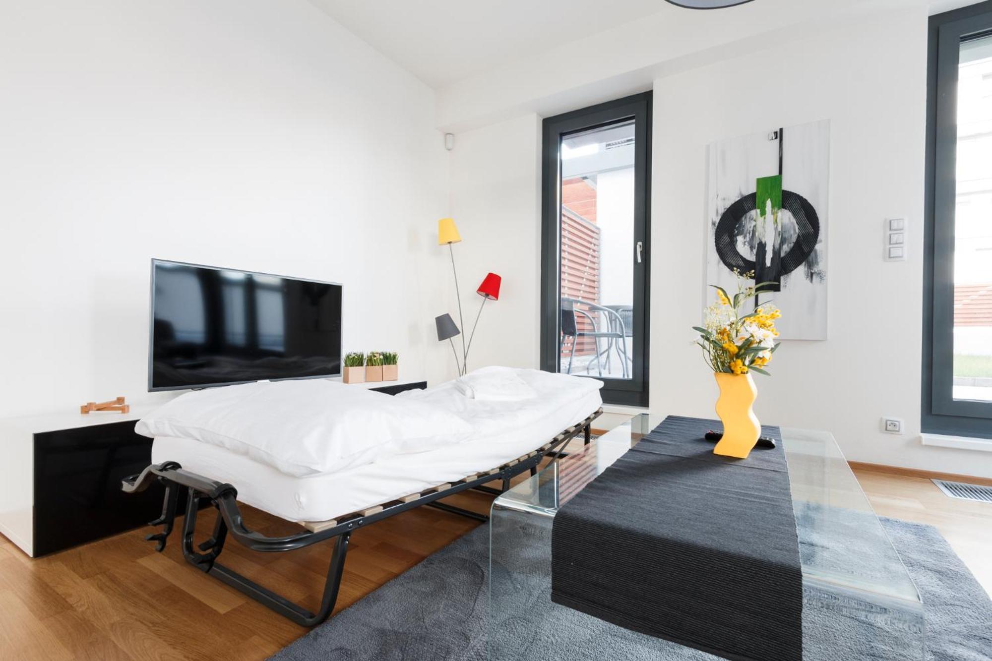 Prague Days - Luxurious Apartments In Trendy Zizkov Praga Quarto foto